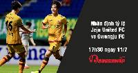 Nhận định tỷ lệ Jeju United FC vs Gwangju FC, 17h30 ngày 11/7