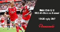Nhận định tỷ lệ MLS All-Stars vs Arsenal, 10h30 ngày 20/7
